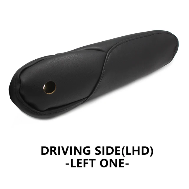 For Honda CRV 2007 2008 2009 Microfiber Leather Driver / Passenger Side Seat Armrest Handle Decor Cover Protection Trim Black Left