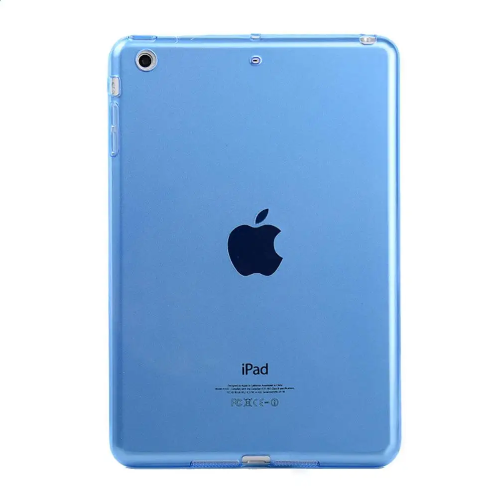 Ультратонкий чехол для iPad mini чехол из мягкого ТПУ, прозрачный A1454 A1490 защитный чехол для iPad mini 1 mini 2 mini 3 Чехол - Цвет: Clear-Blue