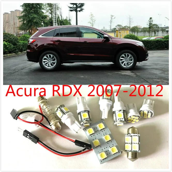 8PCS White LED Lights Interior Package Kit for Acura RDX 2007 2012