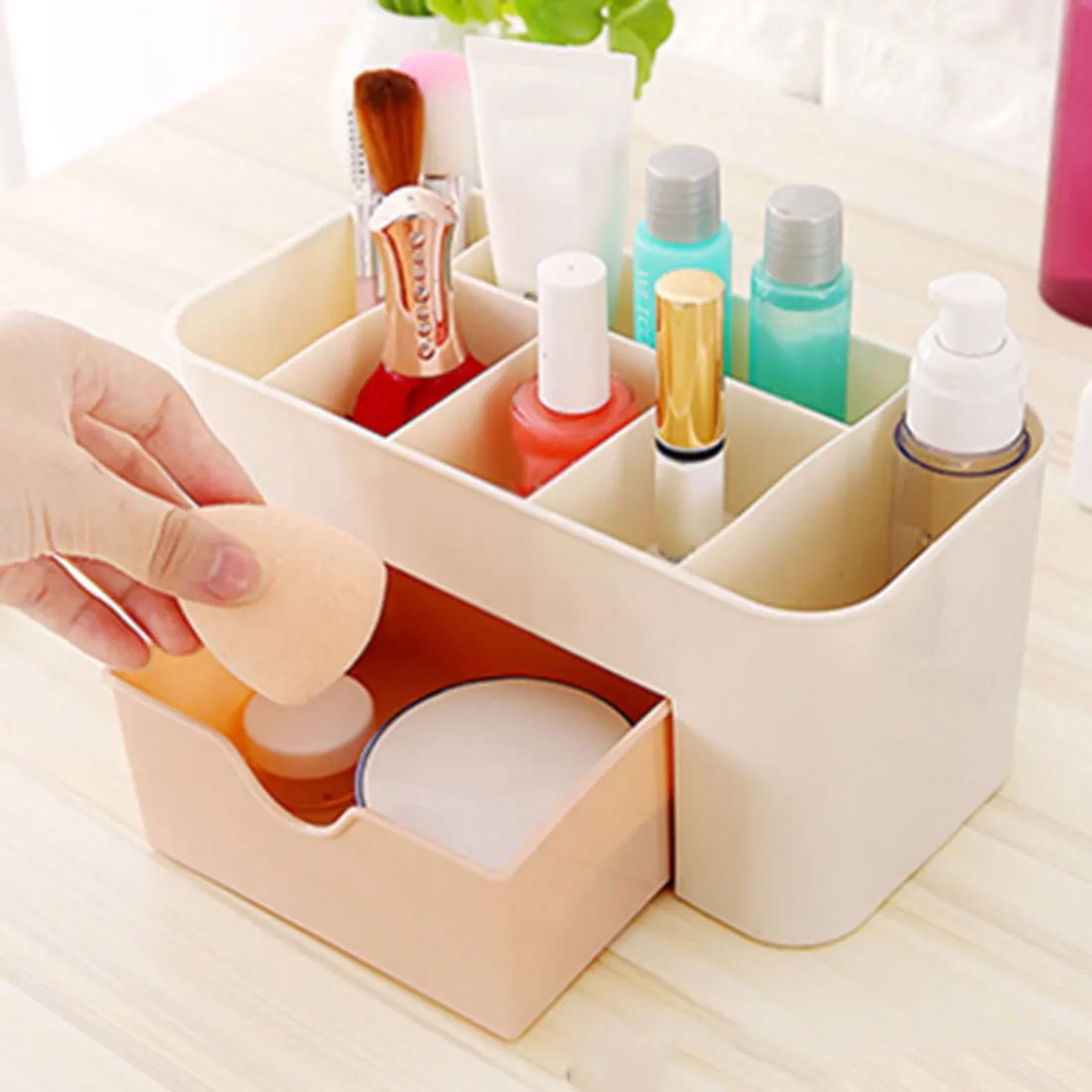 1 قطعة متعددة الوظائف البلاستيك ماكياج مربع والمجوهرات مربع تخزين مستحضرات التجميل المنظمون مع درج صغير أشتات مكتب المنظمون 1 قطعة متعددة الوظائف البلاستيك ماكياج مربع والمجوهرات مربع تخزين مستحضرات التجميل المنظمون مع درج صغير أشتات مكتب المنظمون