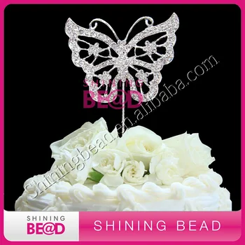 

Popular hot sale butterfly cake topper wedding cake toppers,free shipping
