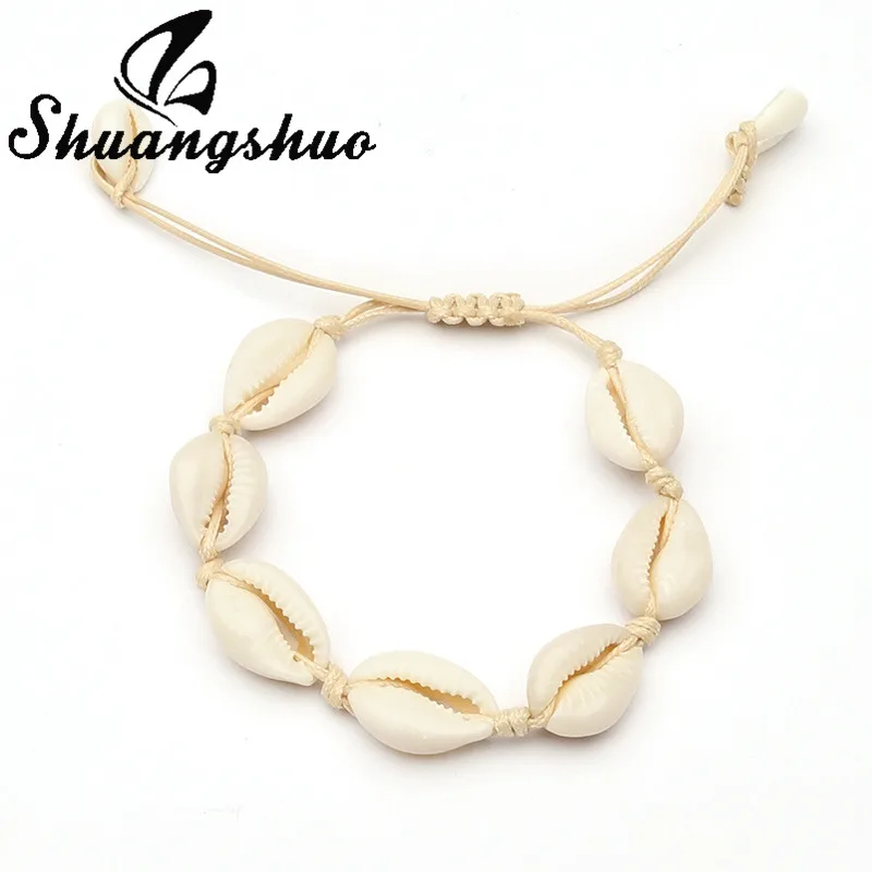 Женский браслет Shuangshuo Boho браслеты с веревкой женские счастливые амулетами