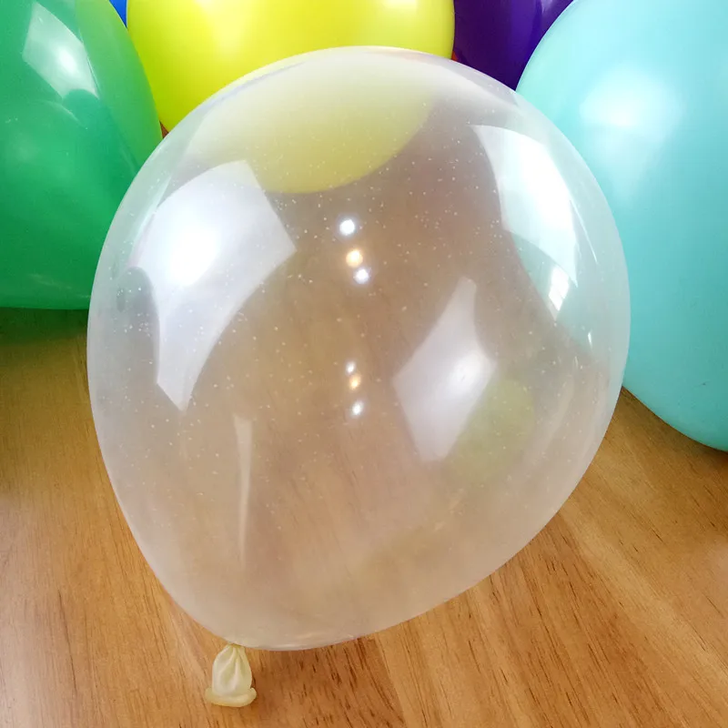 

High quality 100 pcs/lots 5inch 12inch Latex Balloon Transparent party Balloon Wedding Birthday Party Surprised Clear Balloon
