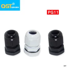 10 шт Высокое качество IP68 PG11Waterproof нейлоновый кабельный сальник для герметизации провода