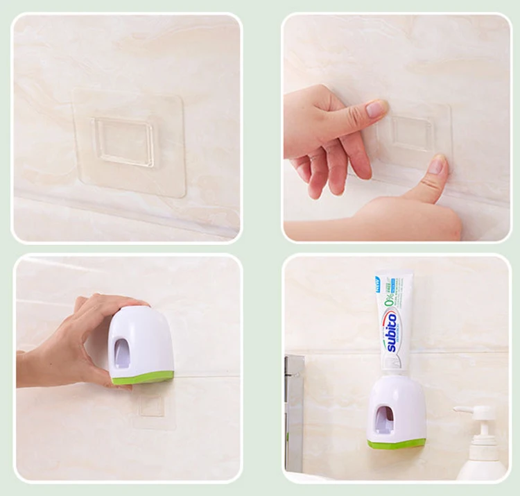 BAISPO креативное автоматическое выдавливание зубной пасты из тюбика аксессуары для ванной комнаты Набор настенное крепление держатель зубной пасты прибор-дозатор гаджеты для дома