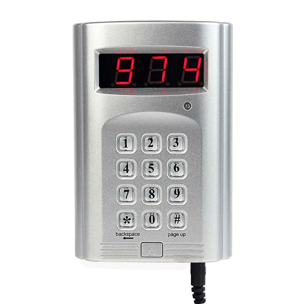 RETEKESS 999 канал беспроводная клавиатура кнопка вызова передатчик пейджер система вызова для официанта ресторанов оборудования 433 МГц