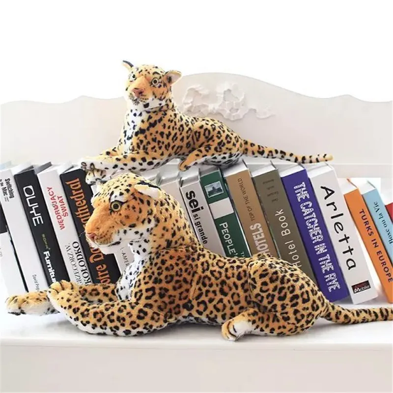 

Simulation Leopard Panther Stuffed Animals Soft Toys simulation animal gift plush high quality classic toys for children gift