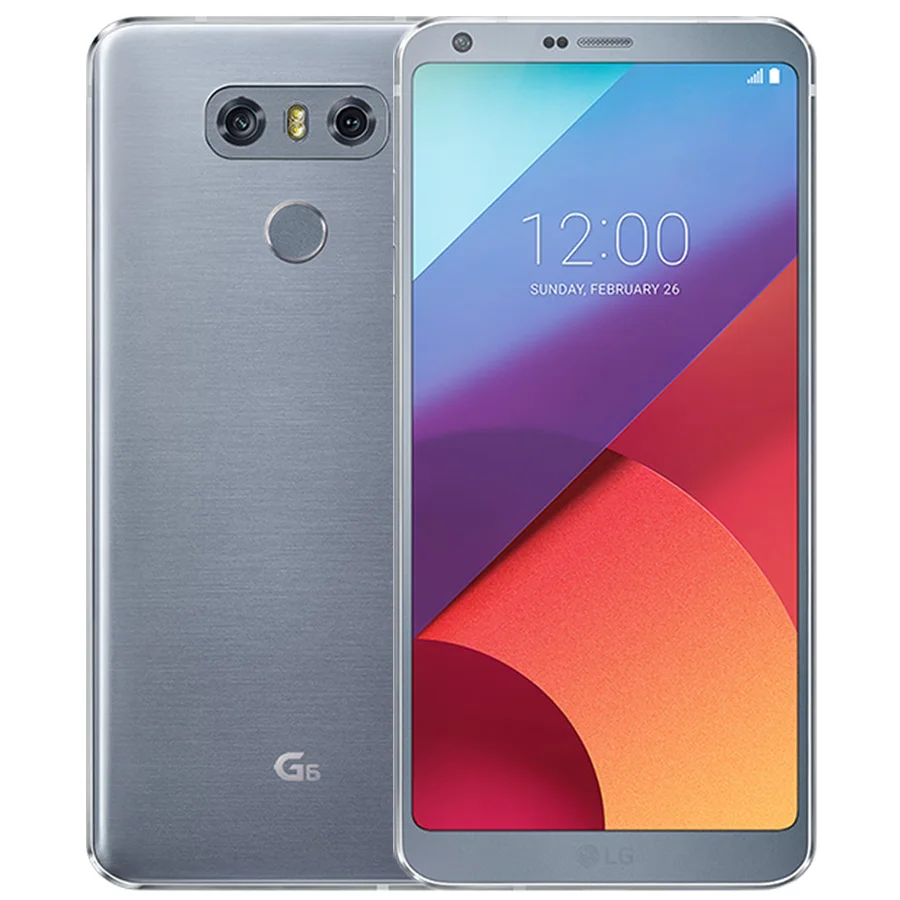 Разблокированный мобильный телефон LG G6 4G RAM 32G ROM четырехъядерный 13MP 5,7 ''Snapdragon 821 4G LTE мобильный телефон Android LGG6 телефон - Цвет: Gray