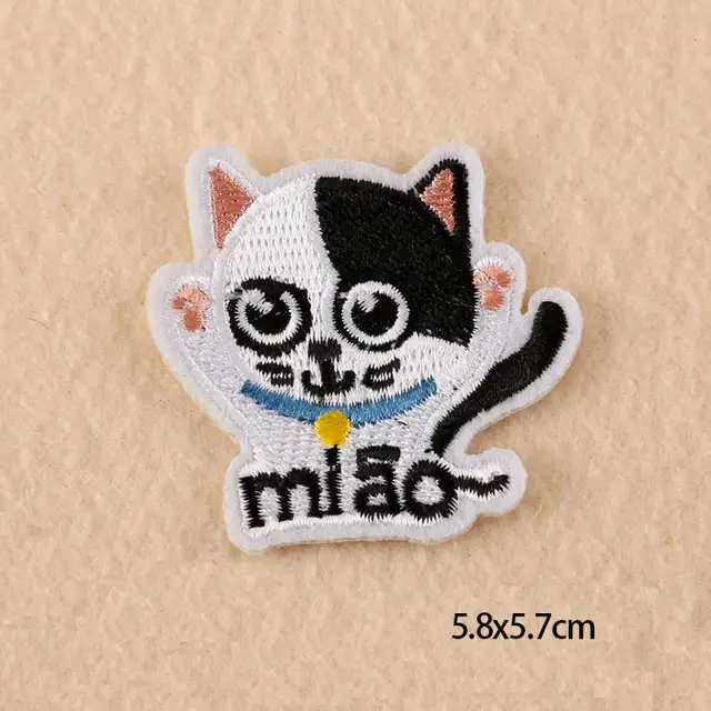 027 Petit Dessin Animé Chien Chat Lapin Cerf Licorne Gril Patchs Fer Sur Ou Coudre Tissu Autocollant Pour Vêtements Badge Brodé Appliques
