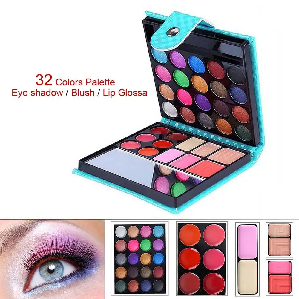 Pro Makeup Eyeshadow Palette 32 Warna Mode Mata Kecil Matte Make Up