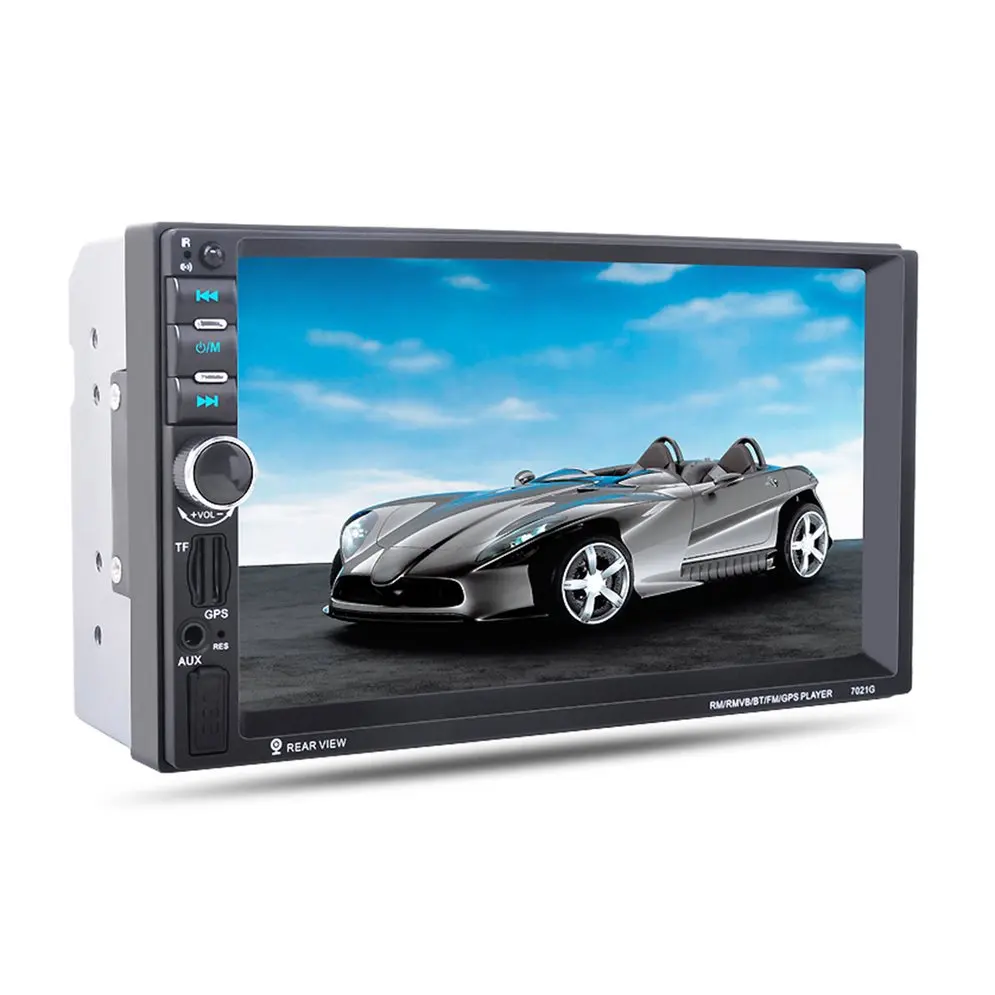 

7 Inch Car MP5 Player 1080P HD Touch Screen with GPS Navigation Handsfree Bluetooth FM Radio Tuner AUX Audio Input