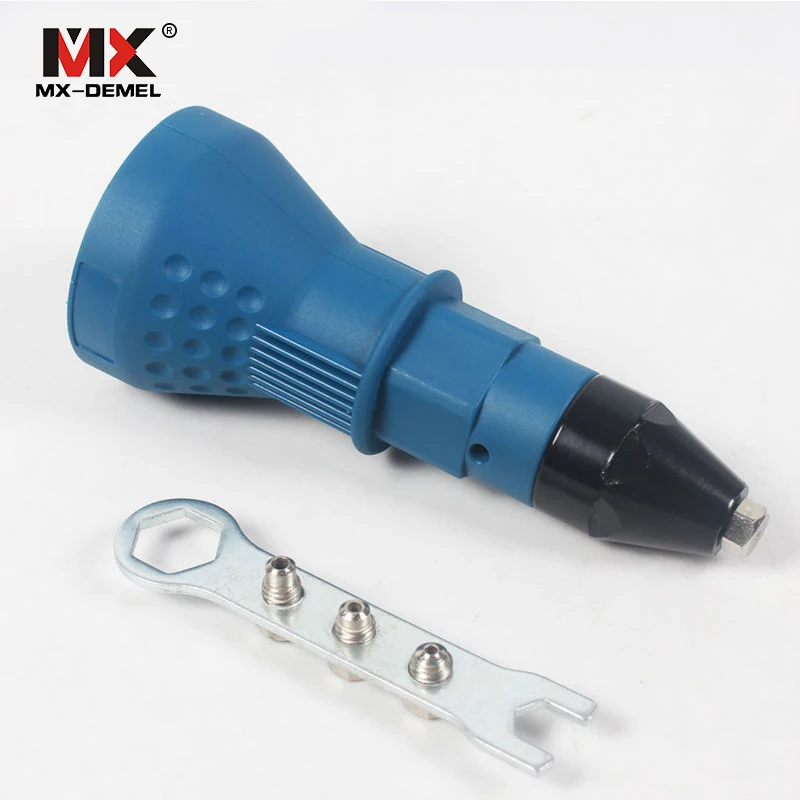 

MX-DEMEL Electric Rivet Nut Gun Riveting Tool Cordless Riveting Drill Adaptor Insert Nut Tool Multifunction Nail Gun Auto Rivet