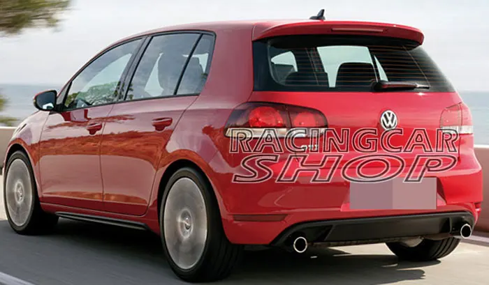OEM Style Real CARBON FIBER REAR DIFFUSER FOR VW GOLF6 GOLF 6 VI MK6 GTI Bumper