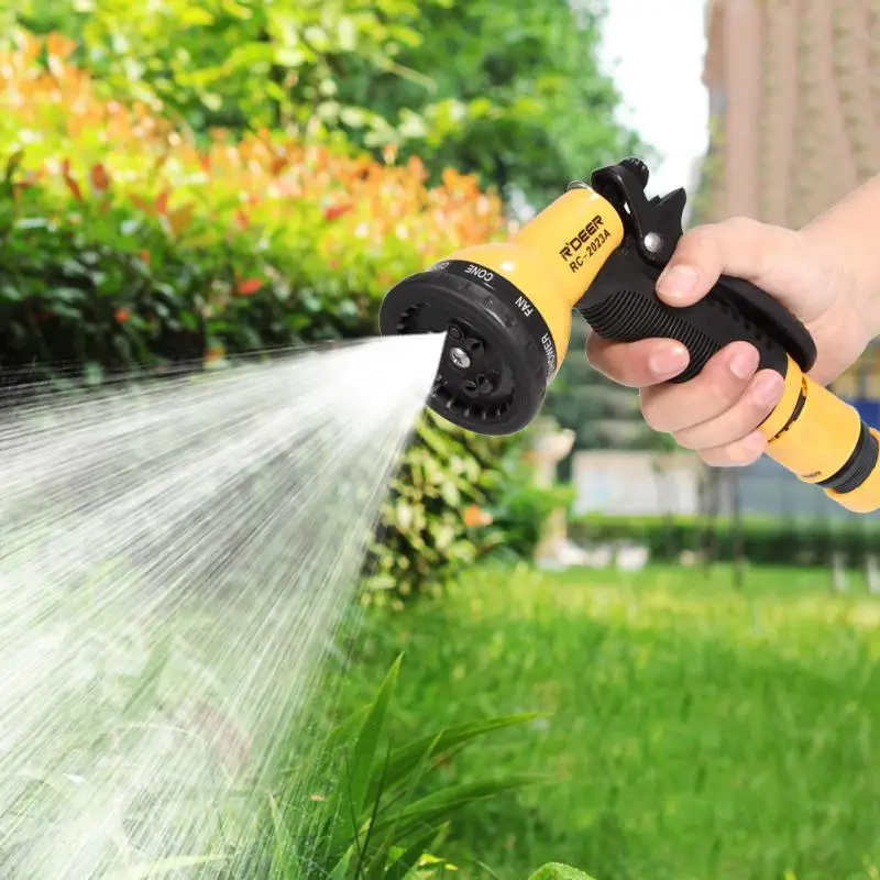 1 Set 2 in 1 Garden Head Sprayers Garden Water Spray Gun Water Wash