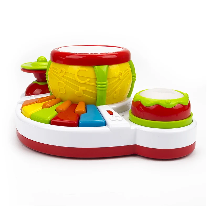  SHUNHUI Baby Musical Instrument Hand Jazz Drum Piano Toys Kids Light Story Song Music Keyboard Lear