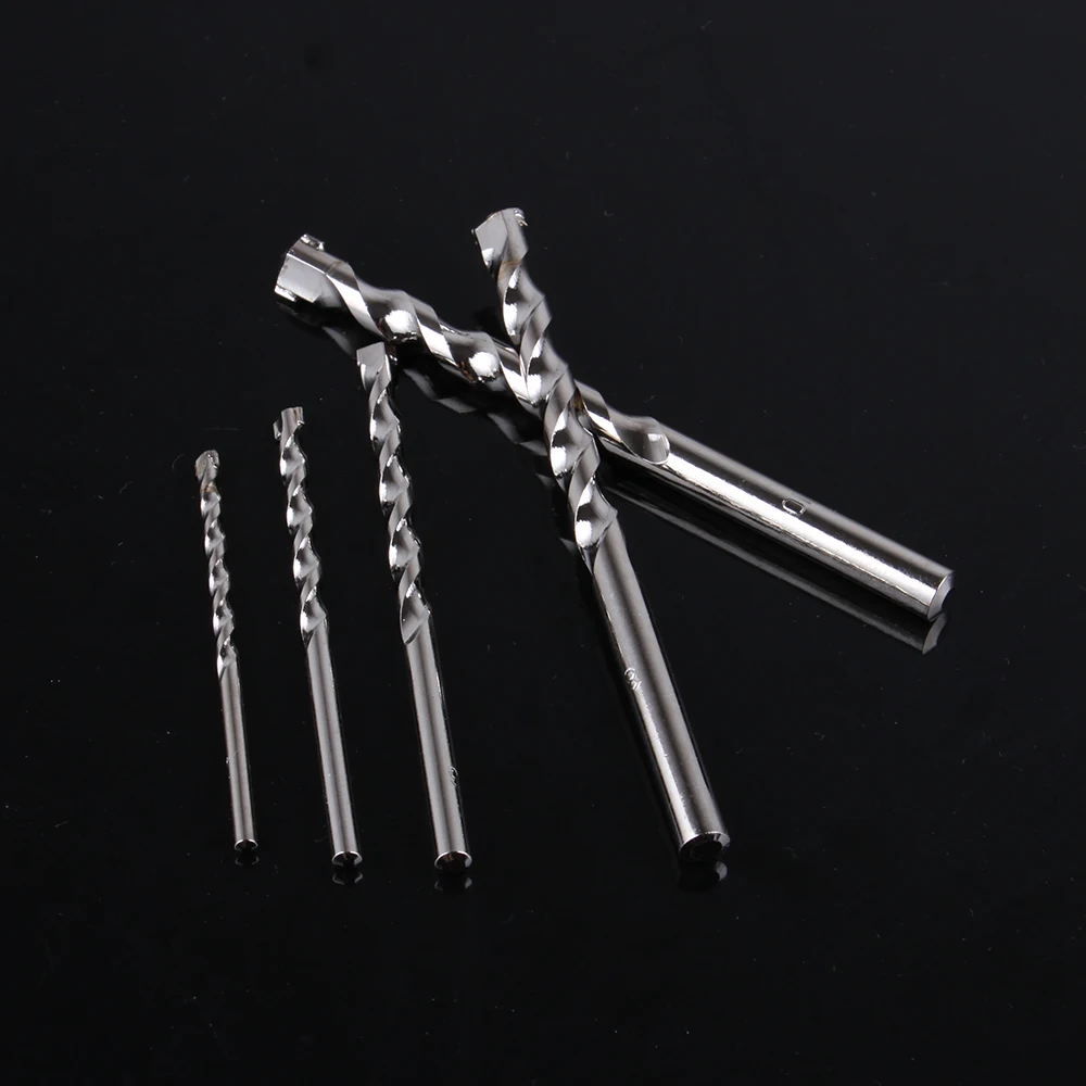 5 pcs alloy steel masonary impact drill bits for wall concrete marble