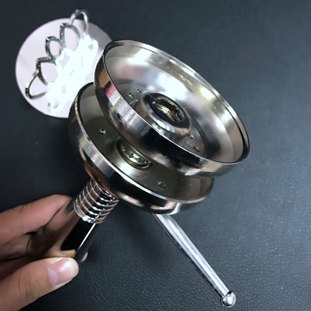 

Silver Hookah Bowl Charcoal Holder Heat Keeper Crown Metal Shisha Tobacco Bowl Coal Holder Water Pipe Cachimba Accessories