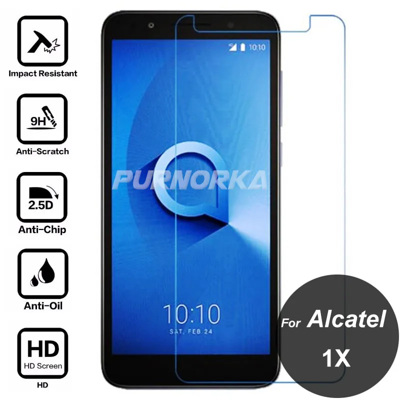 Защитная пленка для экрана Alcatel 1X 9 H из закаленного стекла на 5059A 5059D 5059I 5059J 5059 T