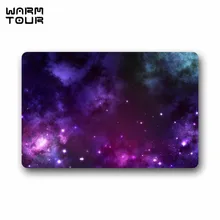 Теплый Тур Вселенная Галактика космические звезды настроить коврик для ванной коврики крытый/наружная машина Моющиеся Двери коврики ворота Pad