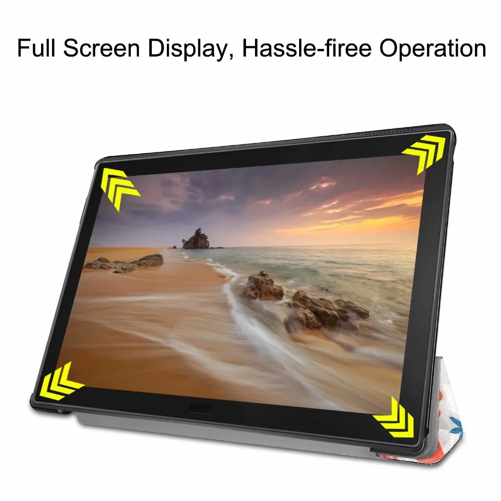 Ультра тонкий магнитный складной чехол для Lenovo Tab E10 TB X104F PU кожаный подставка Funda