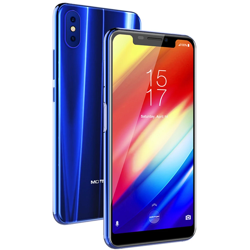 HOMTOM H10 мобильный телефон 4G 5 85 дюймов Android 8 1 MT6750T B Оперативная память 6 Встроенная