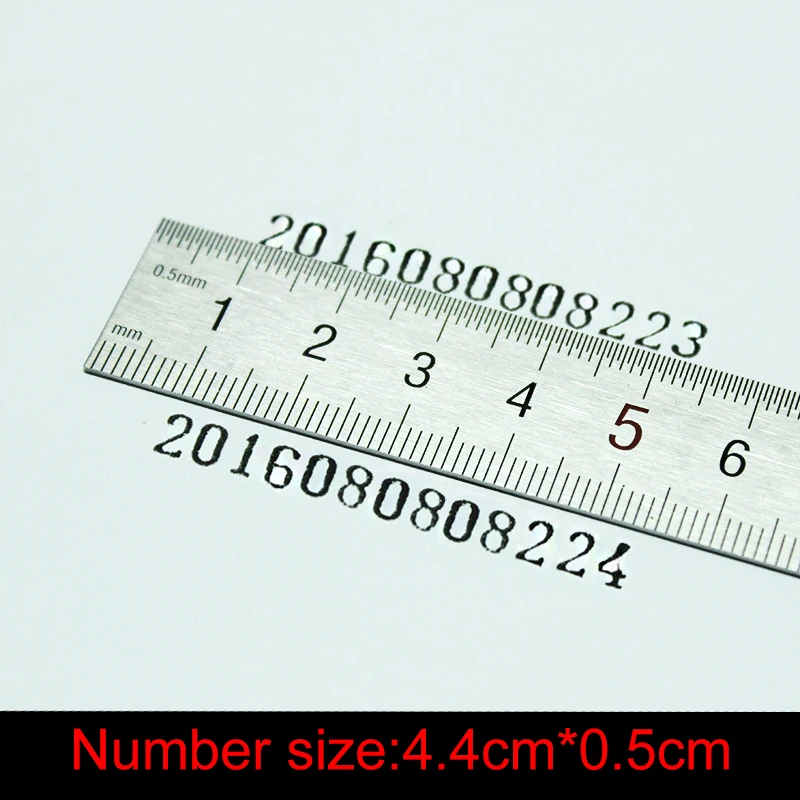 Deli автоматическая машина для нумерации номера 13 позиций машина для кодирования номера страница для маркировки машины цифровой штамп