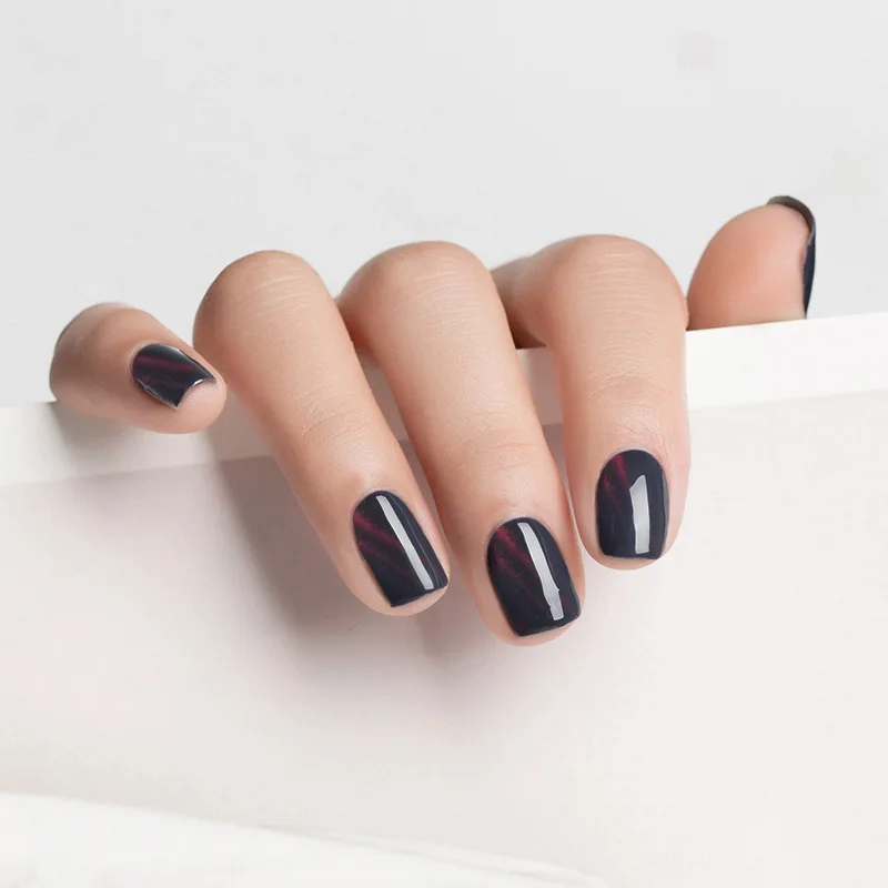 Кошачий глаз клей для ногтей Набор для маникюра полу постоянный top coat УФ-светодиодный гель лак удаляющийся замачиванием 58 цвета ногтей гель для ногтей