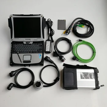 

MB Star Scanner C5 with Used Diagnostic laptop CF-19 4G Military Toughbook & 360GB SSD for Auto Star Diagnosis Tool