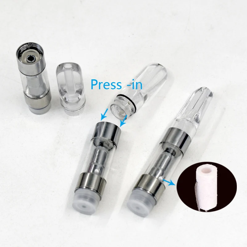 New A5 Vape Tank Vaporizer Elektronik Sigara Plastic Mouthpiece Cartridge 0.5Ml E Cigarettes Atomizer For Vaporizer Vape