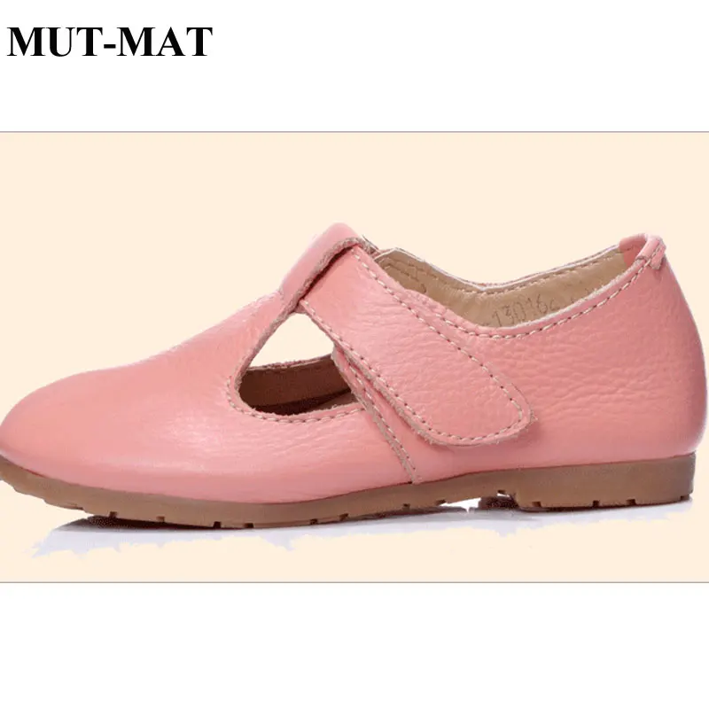 Детская кожаная обувь детская разноцветная принцессы с мягкой подошвой