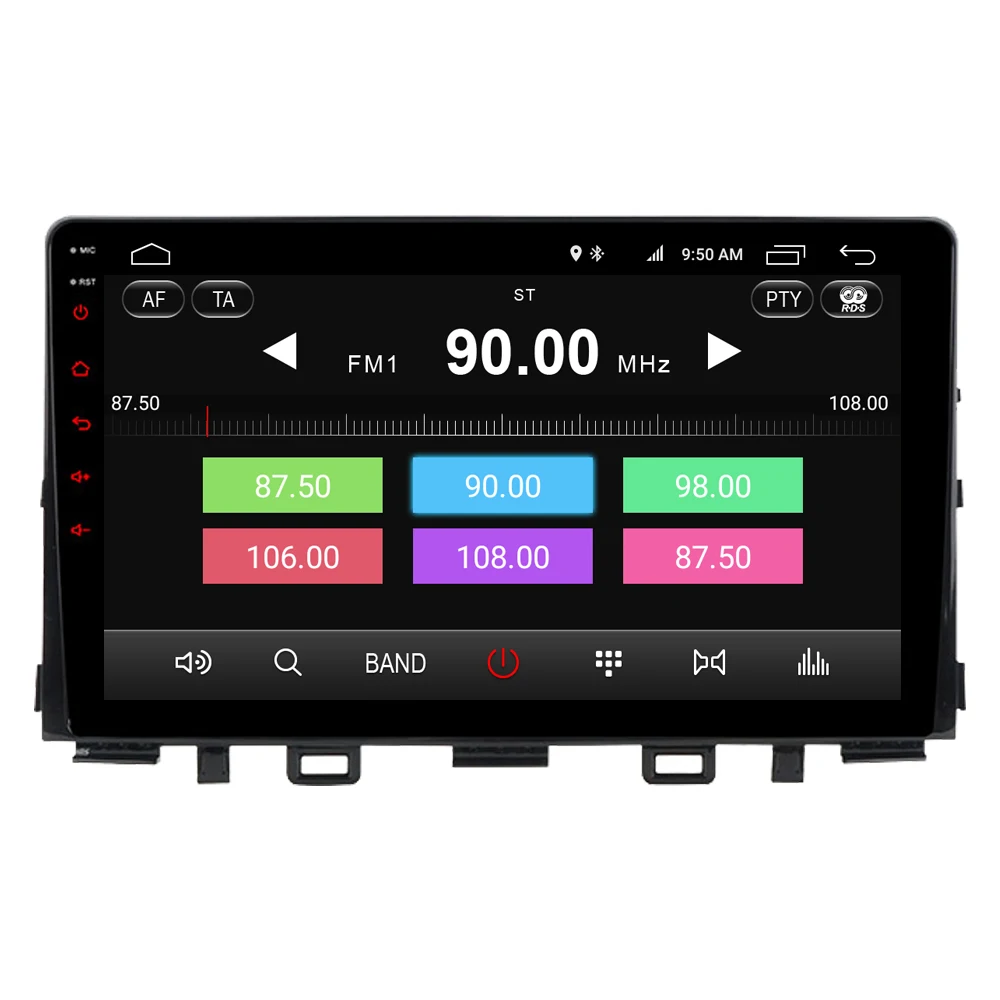 Clearance RoverOne Android 9.0 Octa Core Rio Car Radio GPS For Kia Rio 2017 2018 Touchscreen Multimedia Player Stereo Rio Head Unit 2