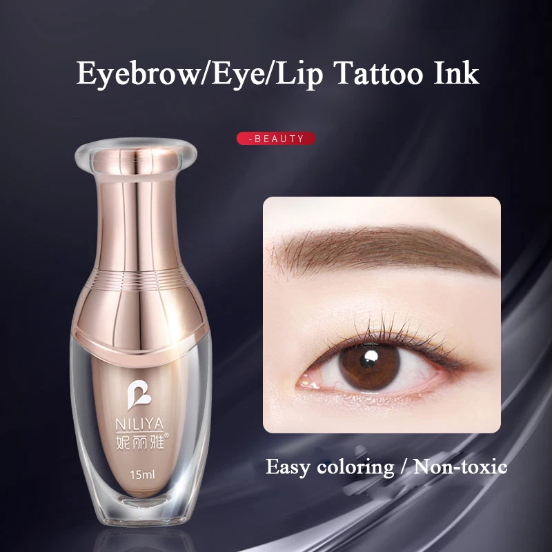 

Microblading Pigments for Eyebrows Permanent Professional New Product 15ml Eyebrow Tattoo Color Ink Makeup Tools for Supplies