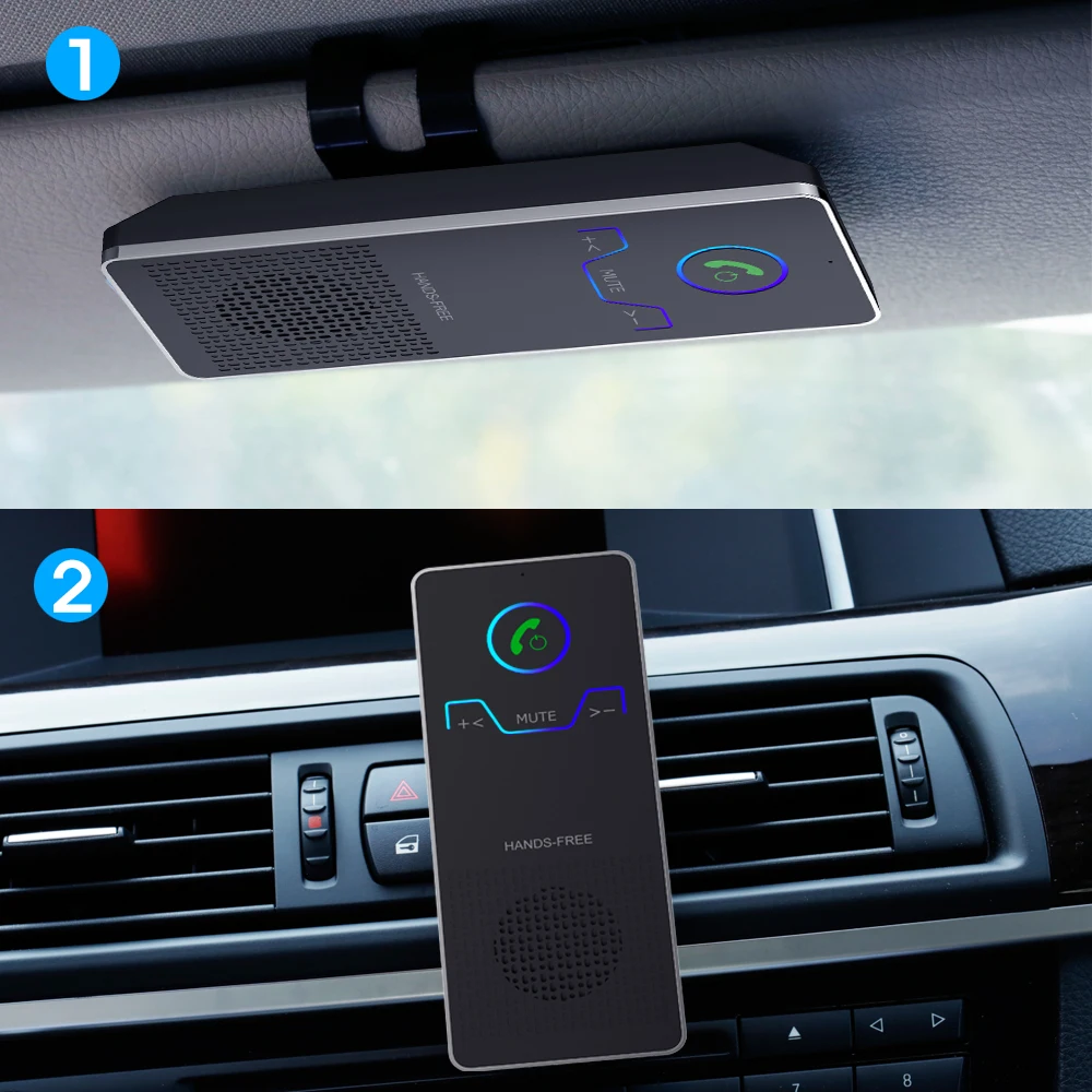 Nulaxy Беспроводной Bluetooth автомобильный набор Handsfree Car гарнитура громкой связи