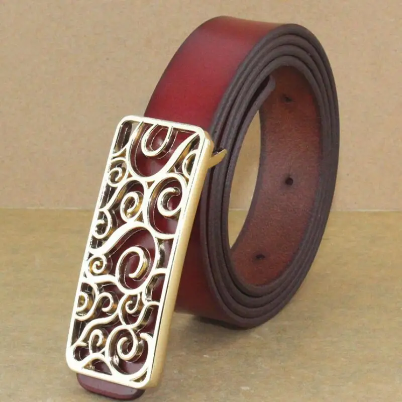 Beste Riem echt leer 2016 nieuwe mannen riem mode riem classice vintage stijl mannelijke riemen voor mannen pin gesp gratis verzending 105 ~ 135 cm