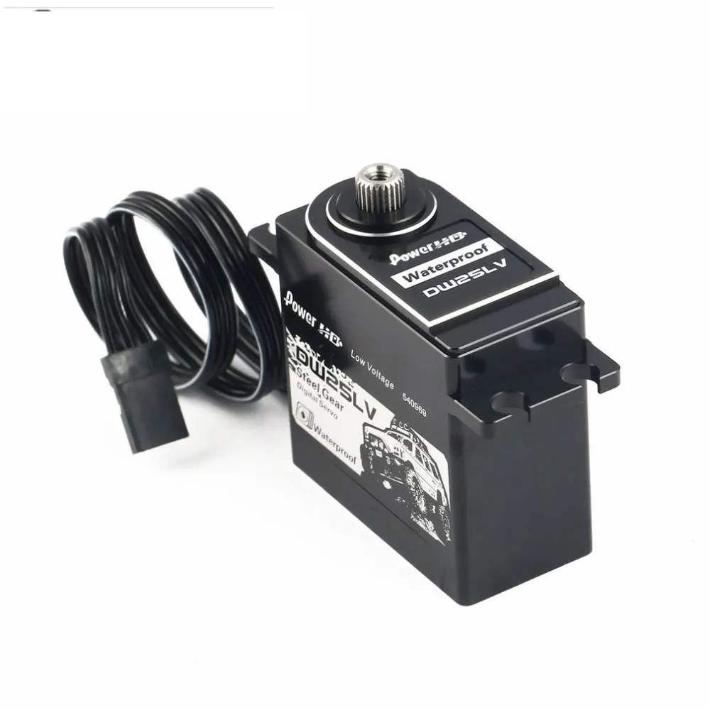 

DW-25LV Waterproof Metal Gear Digital Coreless Servo with 25kg High Torque for 1/10 RC Remote Control Car Boat