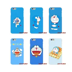 Для iPhone X XR XS MAX 4 4s 5 5S 5C SE 6 6 S 7 8 Plus милые Doraemon модные аксессуары чехлы для телефонов