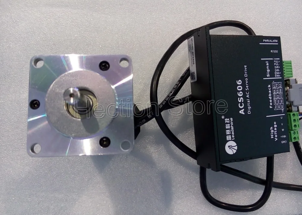 130 Вт Leadshine сервопривод ACS606+ серводвигатели BLM57130-1000 выходной ток 5.0A к 16A подножка 3000 об./мин. имеют 0.41NM крутящий момент