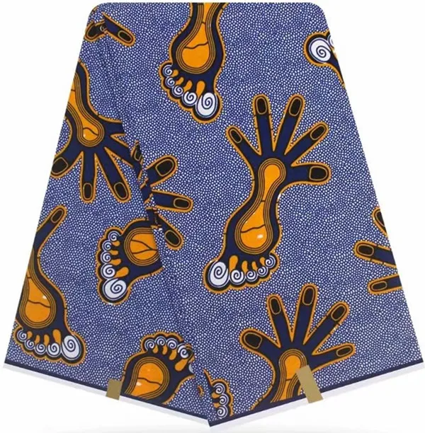 Горячая африканская ткань для платья африканская восковая ткань tissus воск Анкара ткани 6 ярдов хлопковая ткань HH-A1 - Цвет: 15
