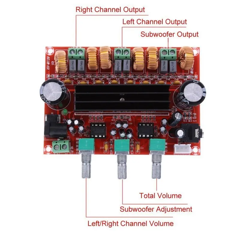 TPA3116 2.1 Digital Audio Amplifier Board TPA3116D2
