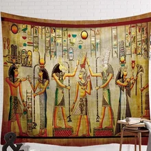 CAMMITEVER Vintage Egipto Tiempo colgando de la pared de la gente las sábanas de la cama decorativo tapiz de misterio arte de 130x150cm 150x200cm