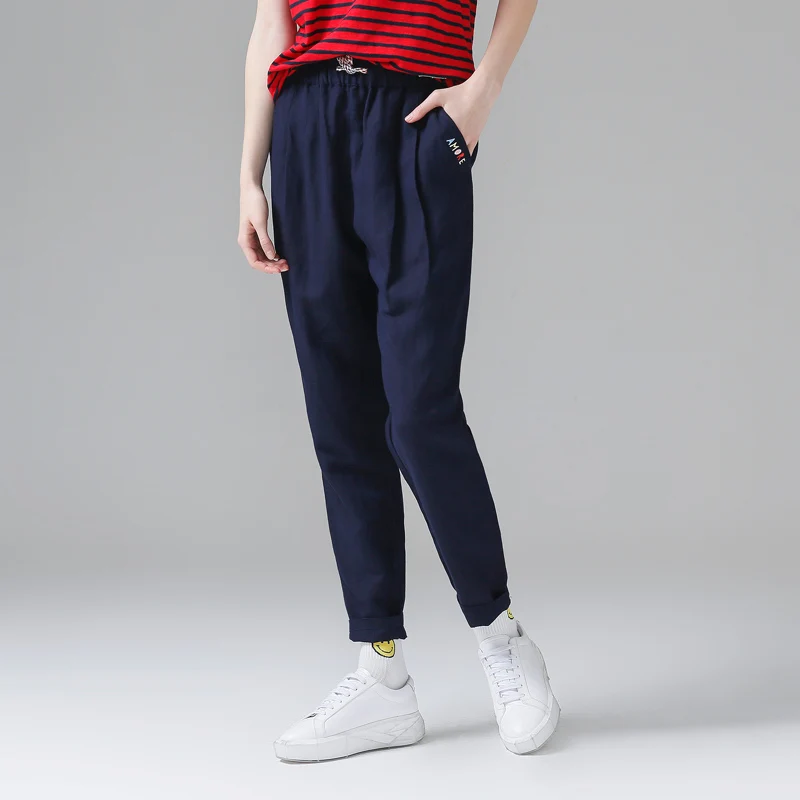 Женские шаровары с поясом на резинке однотонные|women harem pants|woman haremwoman pants casual |