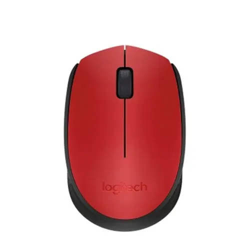 Беспроводная мышь logitech M170 2,4 ГГц, Мини Беспроводная USB оптическая игровая мышь - Цвет: Красный