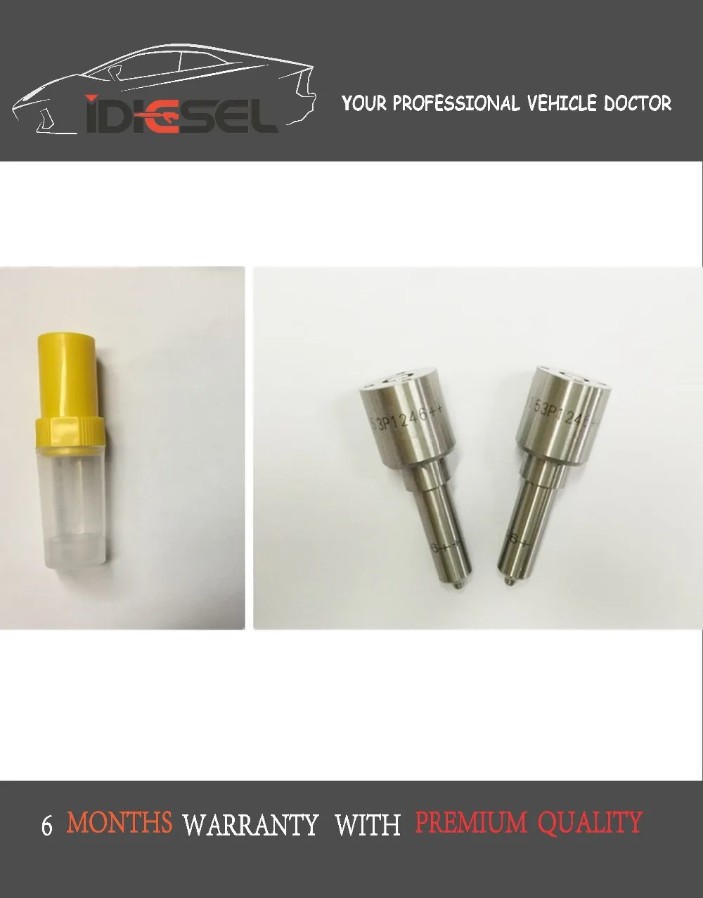 

Common Rail Injector Nozzle DLLA153P1246++/0433171788 for Injector 0445110037/0445110038