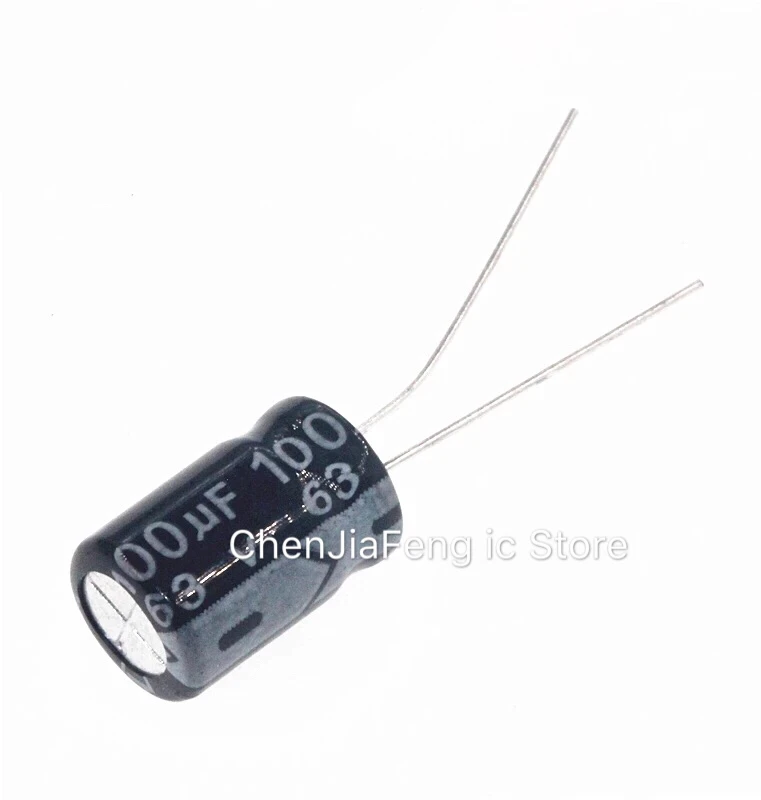 

100PCS/LOT New original 63V100UF 8X12MM Aluminum electrolytic capacitance