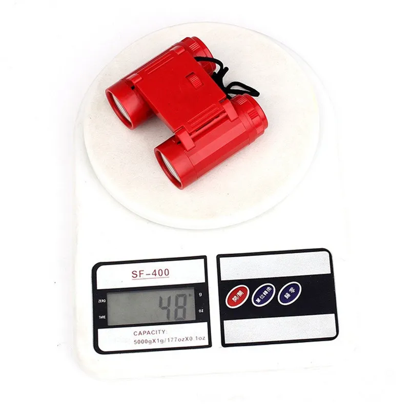 1 قطعة 2.5x26 طفل الأطفال التكبير لعبة تليسكوب مزود بمنظار ثنائي + رابطة عنق حزام