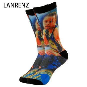 

2020 All-Star series printing 20 Men and women fashion Funny socks 3d printed socks 200 knitting oil painting compression sock