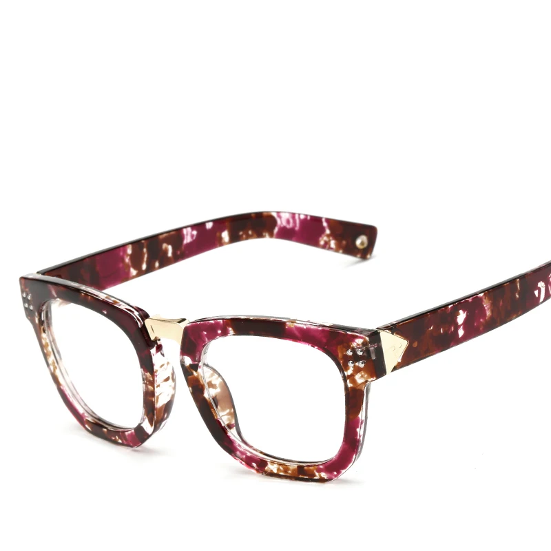 HINDFIELD Модные оптические оправы для очков женские винтажные брендовые дизайнерские оправы для очков прозрачные линзы розовые очки - Цвет оправы: C2