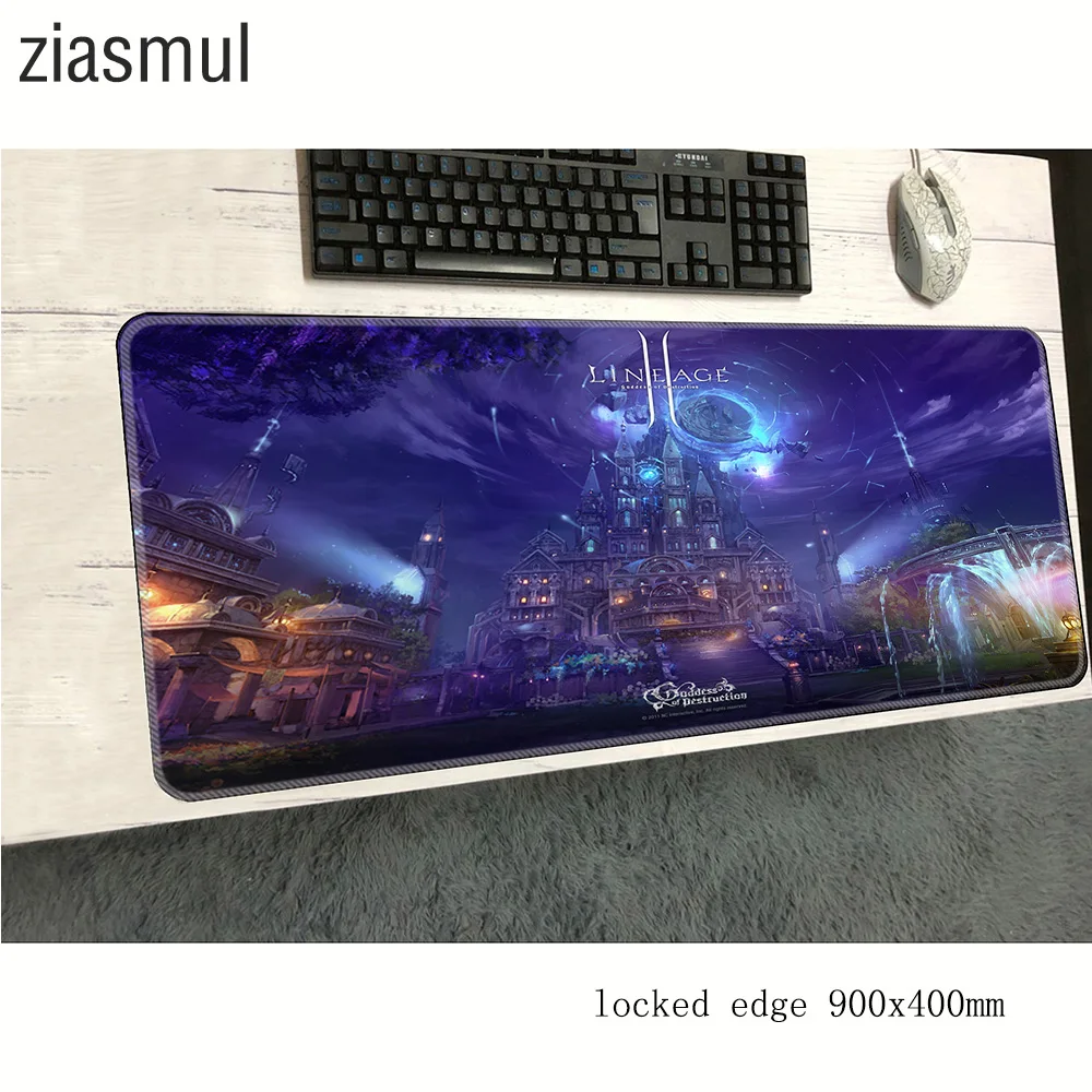 Lineage 2 коврик для мыши 900x400x3 мм великолепные коврики лучший игровой эстетический