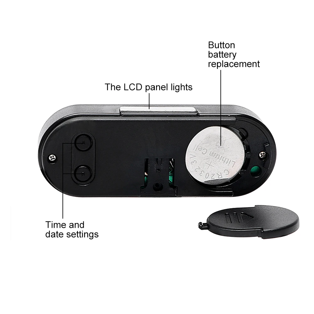 YOSOLO 2 In 1 Digital Clock Thermometer Mini Automobiles Decor Car Car Ornaments Decoration Interior Accessories Car-Styling YOSOLO 2 In 1 Digital Clock Thermometer Mini Automobiles Decor Car Car Ornaments Decoration Interior Accessories Car-Styling