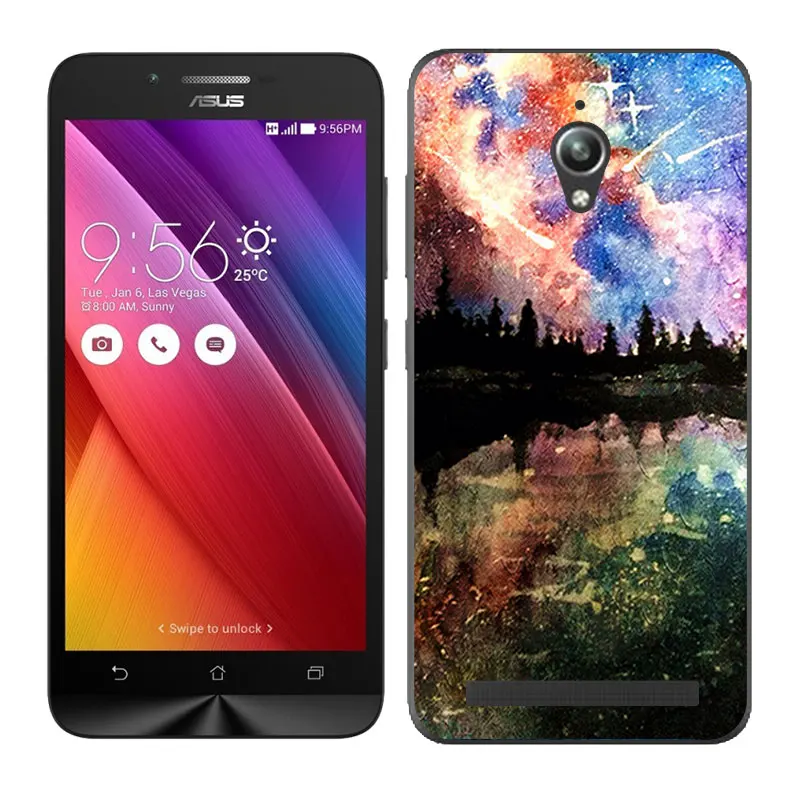 Защитный Мягкий чехол из ТПУ для ASUS Zenfone GO ZC500TG, 5,0 дюймов, чехол для телефона с изображением морского песка, Для ZenFone GO ZC500TG Z00VD - Цвет: 18